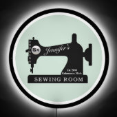  Seamstress Quilter Sewing Machine LED Sign (Front)