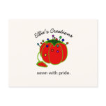 Seamstress Red Pin Cushion Seamstress Not Postcar Postcard
