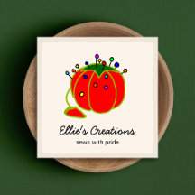 Seamstress Red Pin Cushion Seamstress