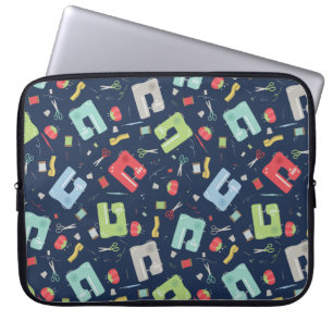 Seamstress Sewing Machine Sewing Notions Pattern Laptop Sleeve