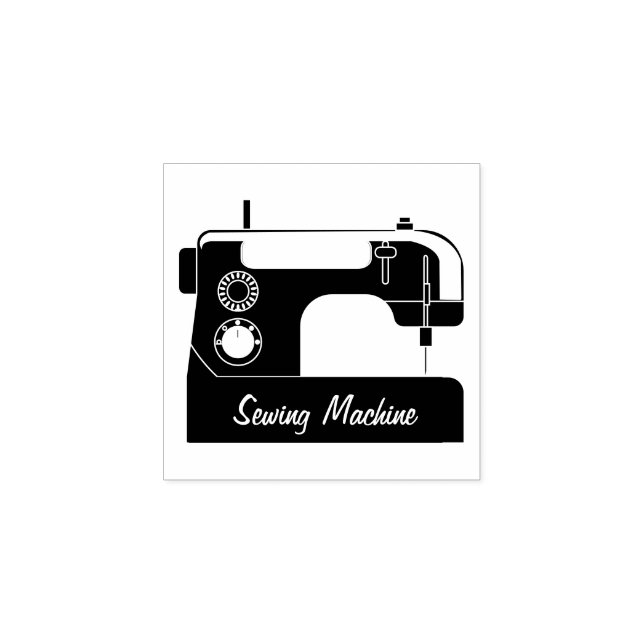 Seamstress Tailor Sewing Machine Rubber Stamp (Imprint)