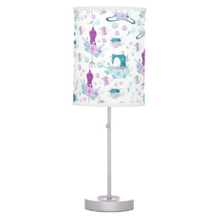 Seamstress Tailor Vintage Sewing Machine Mannequin Table Lamp