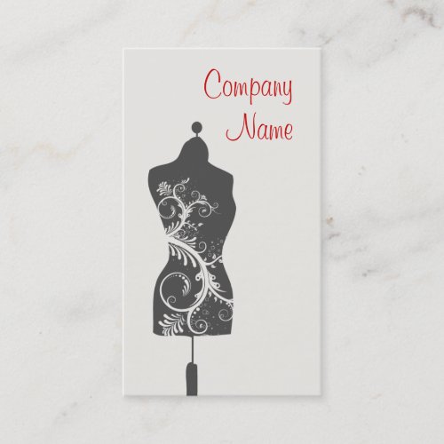 Seamstress Mannequin Business Card
