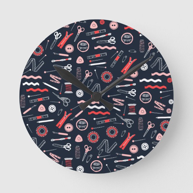 Seamstress Wall Clock (Front)