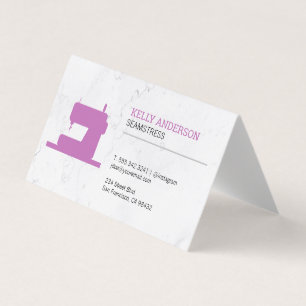 Seamstress Wardrobe Designer Business Card