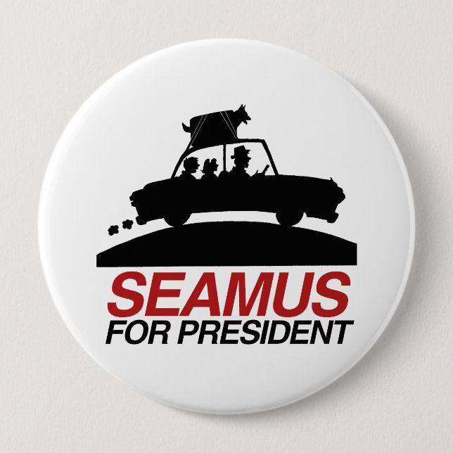 Seamus for President.png Pinback Button (Front)