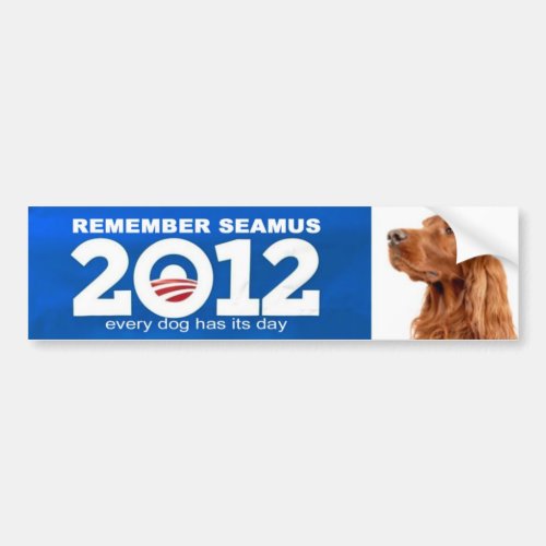 seamus romney obama bumper sticker