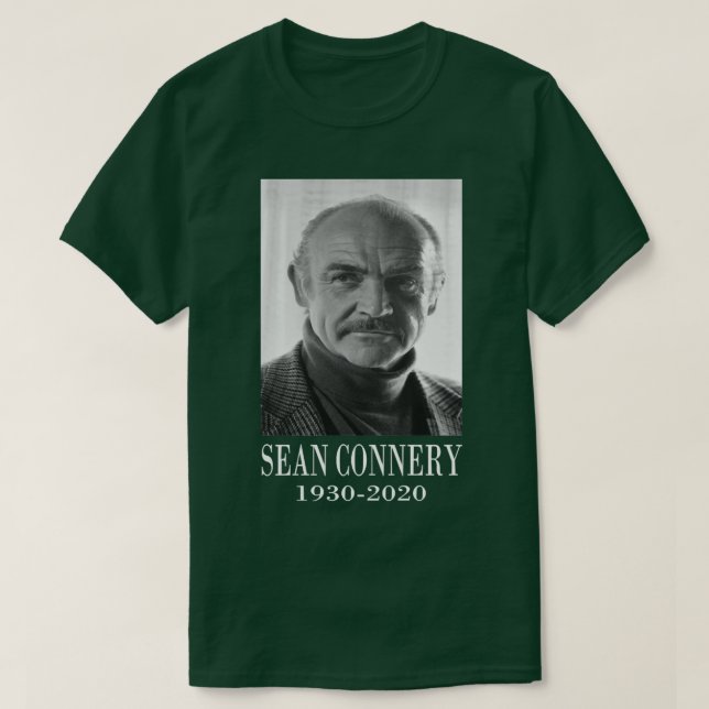 Sean Connery Bond Funny Gifts T-Shirt (Design Front)