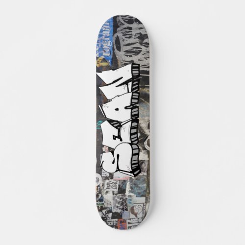 Sean Graffiti Custom Personalized Cool Skateboard