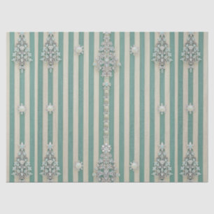 Seaoam Striped Crystal Trees Tissue Paper