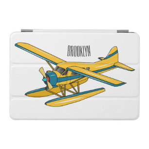 Seaplane cartoon illustration iPad mini cover