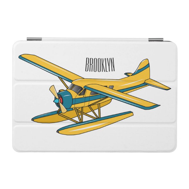 Seaplane cartoon illustration  iPad mini cover (Horizontal)