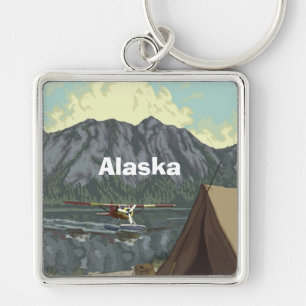 Seaplane Keychain