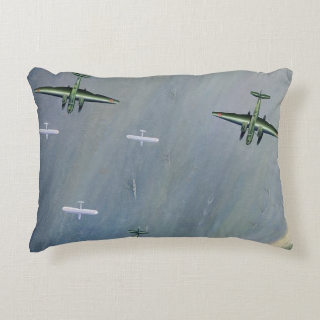 Seaplanes, 1933 accent pillow (Front)