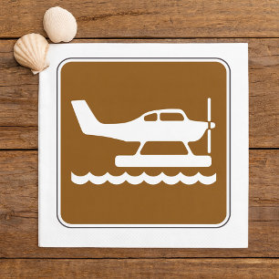 Seaplanes Sign Napkins