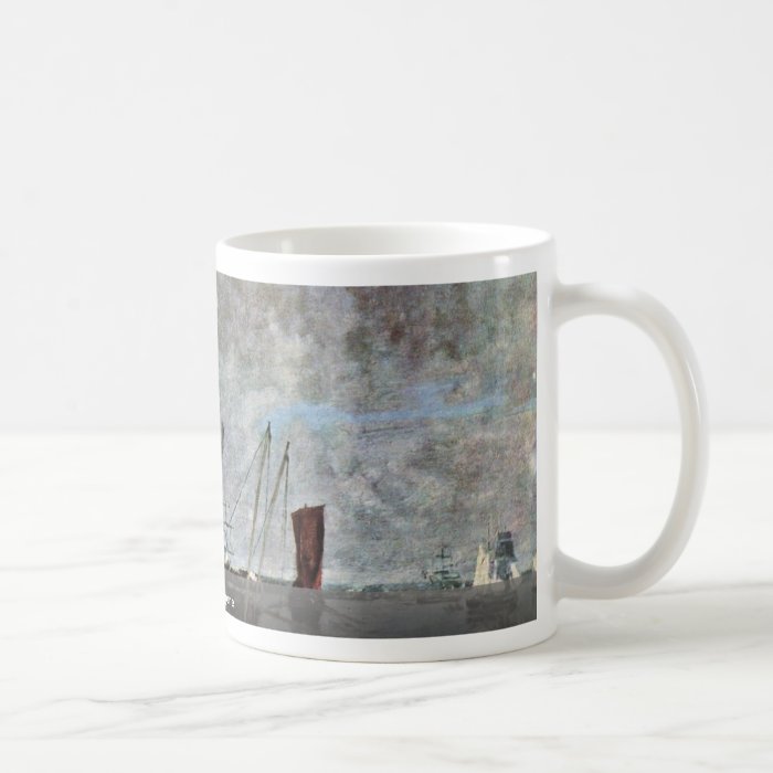 Seaport By Boudin Eugène Coffee Mug