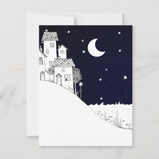 Seaport town - invites & announcements (Front)