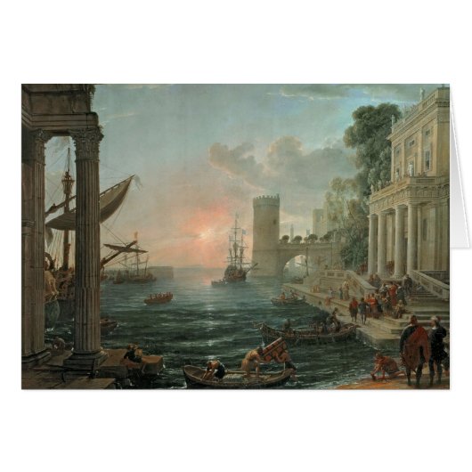 Seaport with the Embarkation Cards (Front Horizontal)