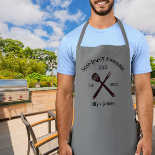Sear-iously Awesome Dad BBQ Apron