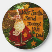 Sear Santa Send Money Wireless Charger (Front)