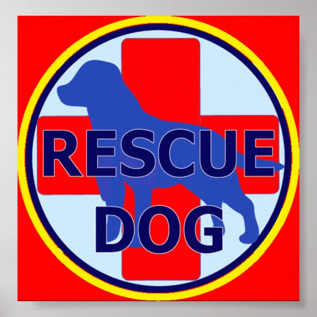 SEARCH AND RECUE DOG SARDA POSTER (Front)