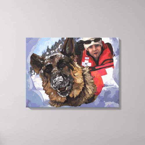 Search and Rescue Canvas Print