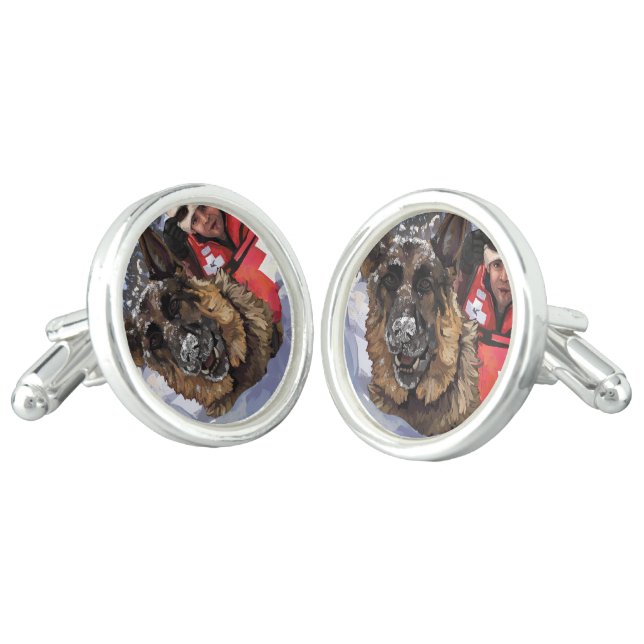 Search and Rescue Cufflinks (Angled)