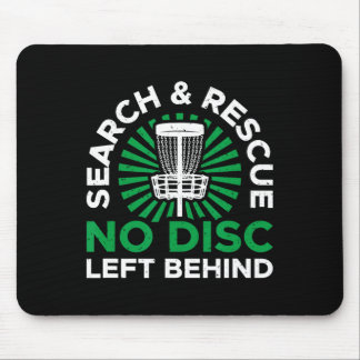Search And Rescue Funny Disc Golf Lovers Mouse Pad