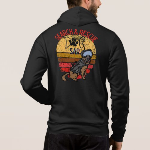 Search and Rescue SAR K_9 Professional Dogs Team  Hoodie