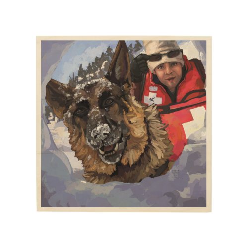 Search and Rescue Wood Wall Art