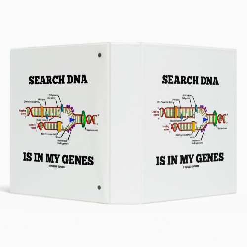 Search DNA Is In My Genes DNA Replication 3 Ring Binder