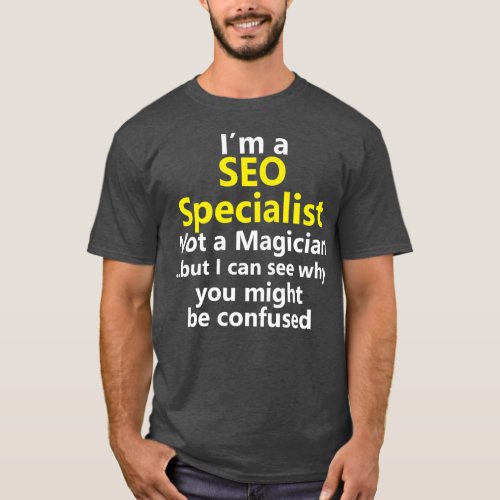 Search Engine SEO Specialist Job Online Digital T_Shirt