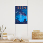 Search for Life on Jupiter's moon Europa Poster (Kitchen)