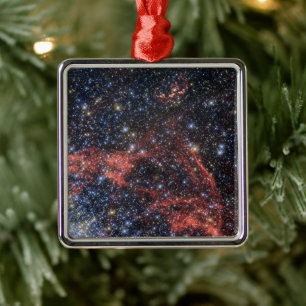Search For Stellar Survivor Of Supernova Explosion Metal Ornament