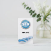 Search on Internet Business Card (Standing Front)