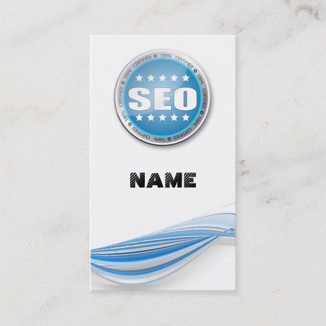 Search on Internet Business Card (Front)