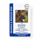 Search & Rescue Dog SAR K9 Custom Logo Photo ID