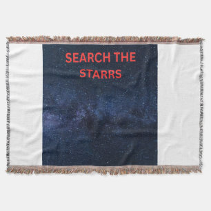 Search the Stars Galaxy Dreamer Throw Blanket