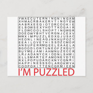 search word puzzle02 postcard