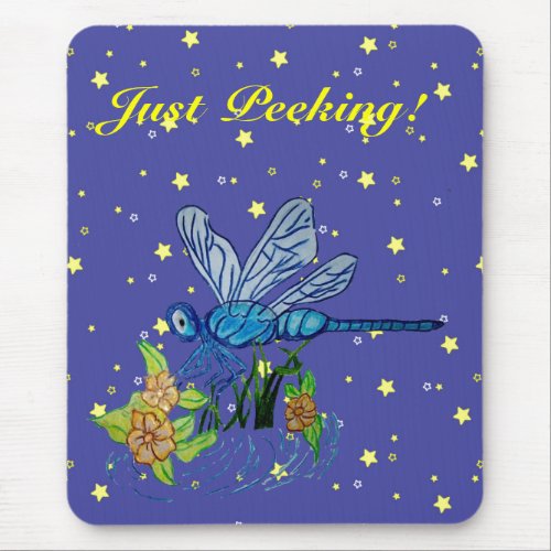 Searching Dragonfly Mouse Pad