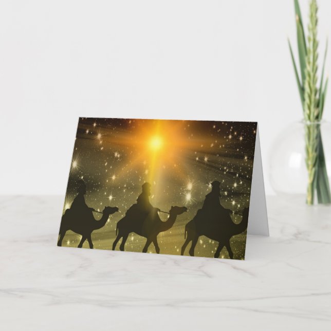 Searching For 3 Wise Men"  Card (Front)