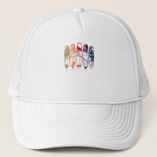 Searching for Waves Trucker Hat (Front)