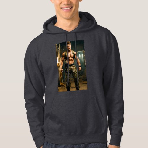 Searing Valor Cody Christian as the Hunky America Hoodie
