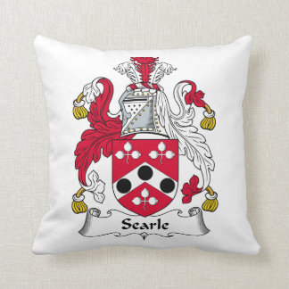 Searle Family Crest Throw Pillow