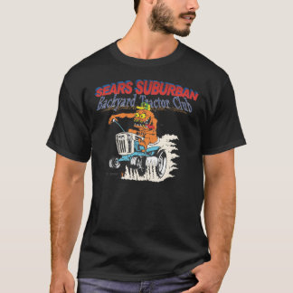 Sears Suburban Backyard Tractor Club in black T-Shirt