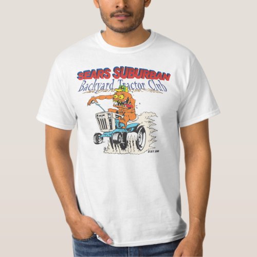 Sears Suburban Backyard Tractor Club T_shirt