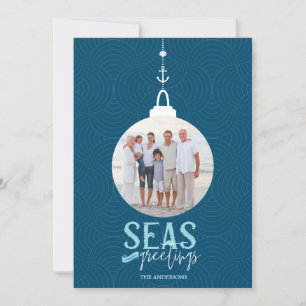 Seas and Greetings Flat Holiday Card
