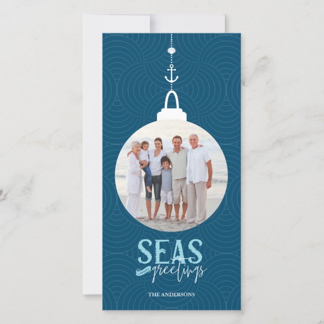 Seas and Greetings Holiday Card (Front)