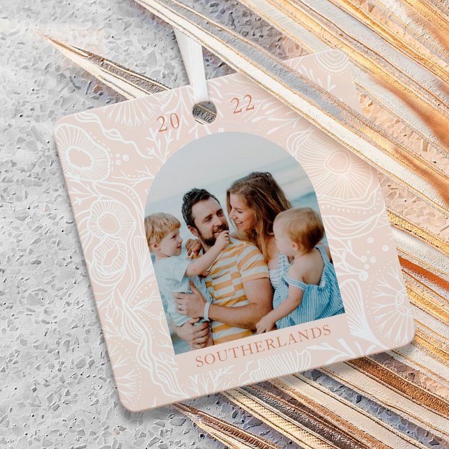 Seas & Greeting Ocean Marine Life Arch Photo Frame Metal Ornament (Seas & Greeting Ocean Marine Life Arch Photo Frame Metal Ornament)