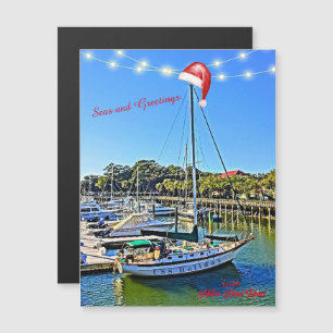 Seas & Greetings Hilton Head Island Magnetic Card